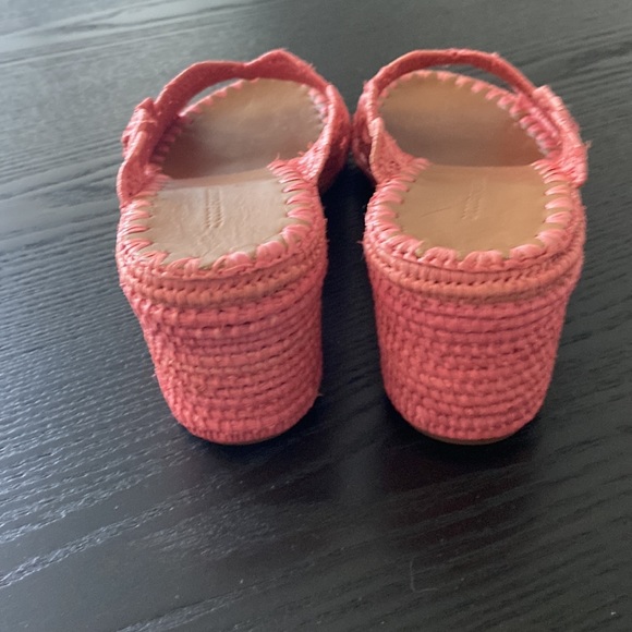 NEW never worn Carrie Forbes salmon pink heeled sandals size 8 38 - Picture 3 of 4